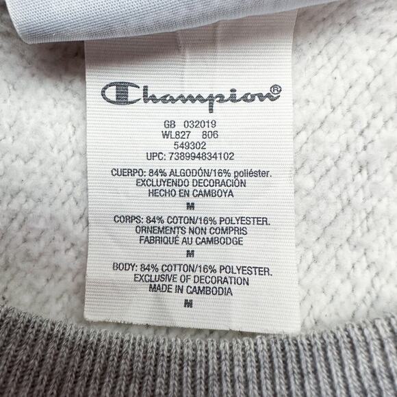 Champion Gray Cropped Sweatshirt - Picture 11 of 11